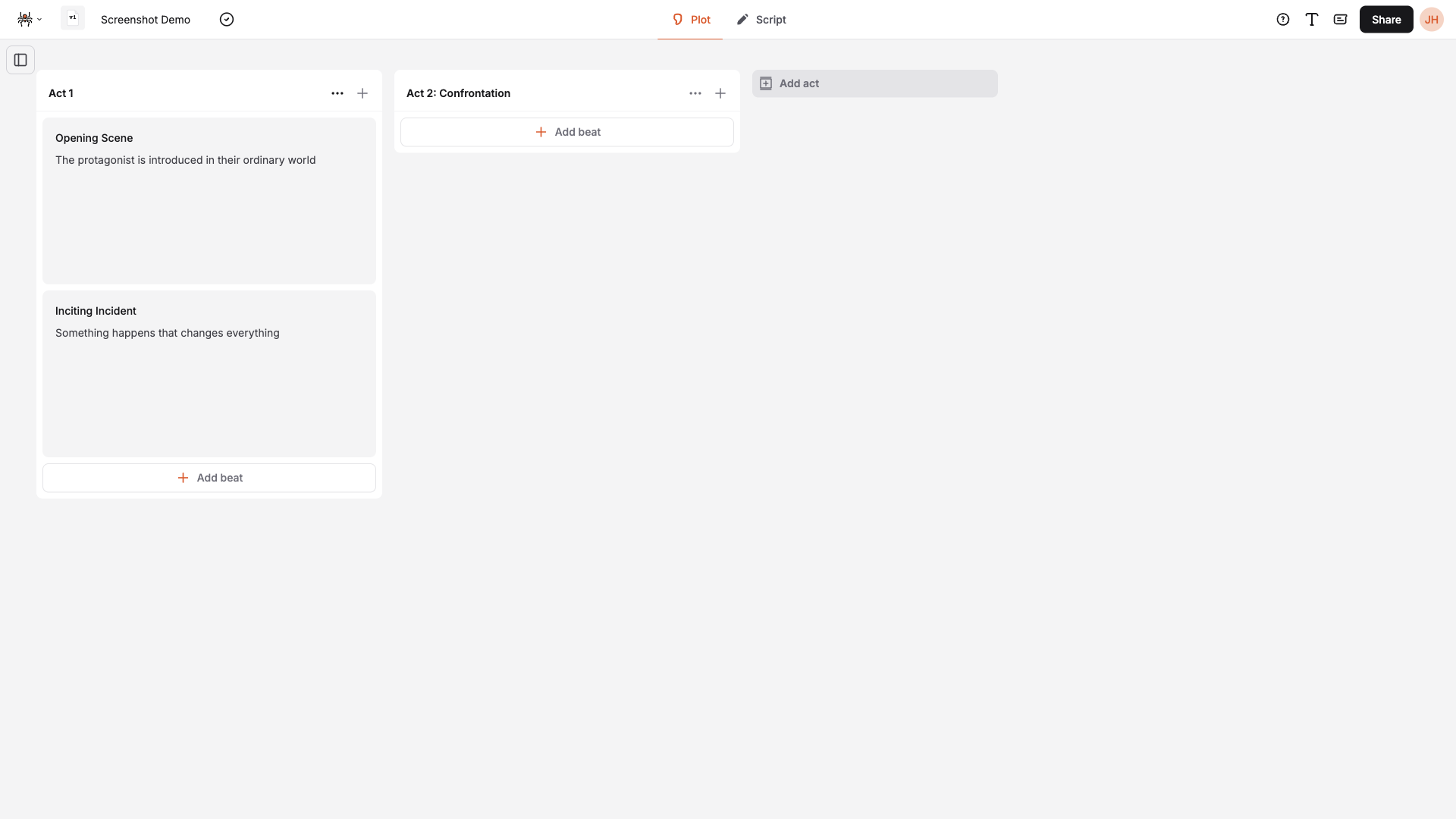 Beat board visual features